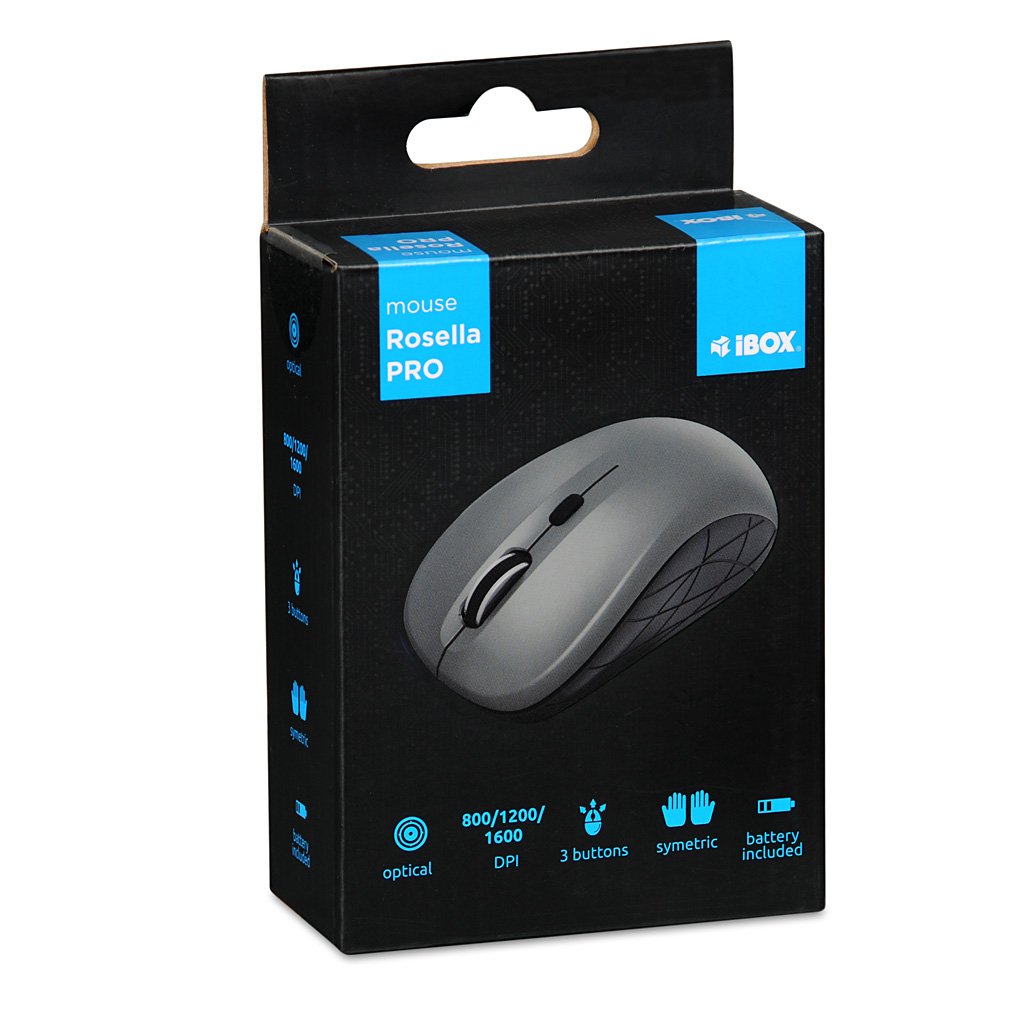 EAN 5903968680527 - iBox Rosella ratón Hogar Ambidextro RF inalámbrico Óptico 1600 DPI imagen 6