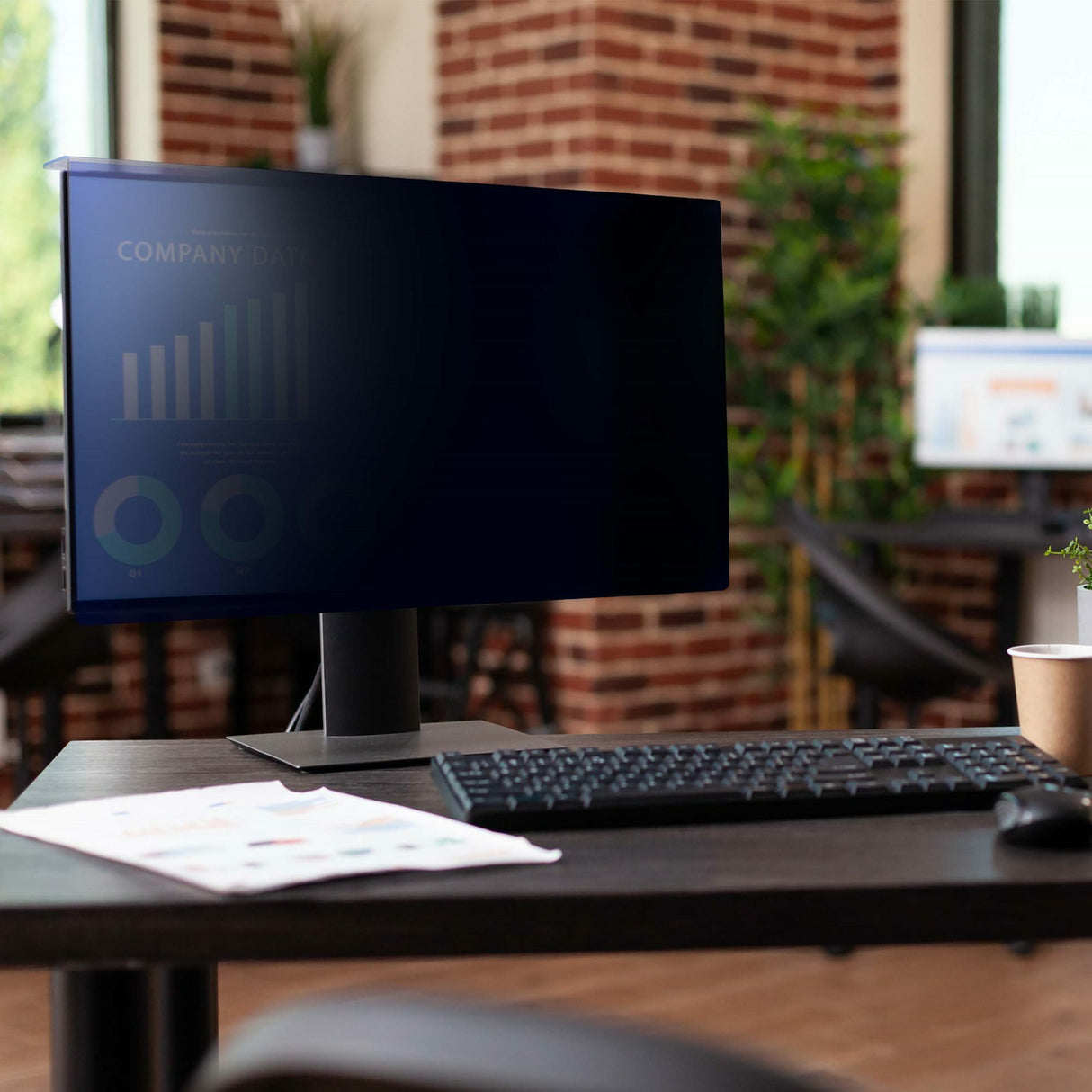 EAN 65030901918 - StarTech.com 238A-PRIVACY-SCREEN filtro para monitor 60,5 cm (23.8") Filtro de privacidad para pantallas si imagen 7