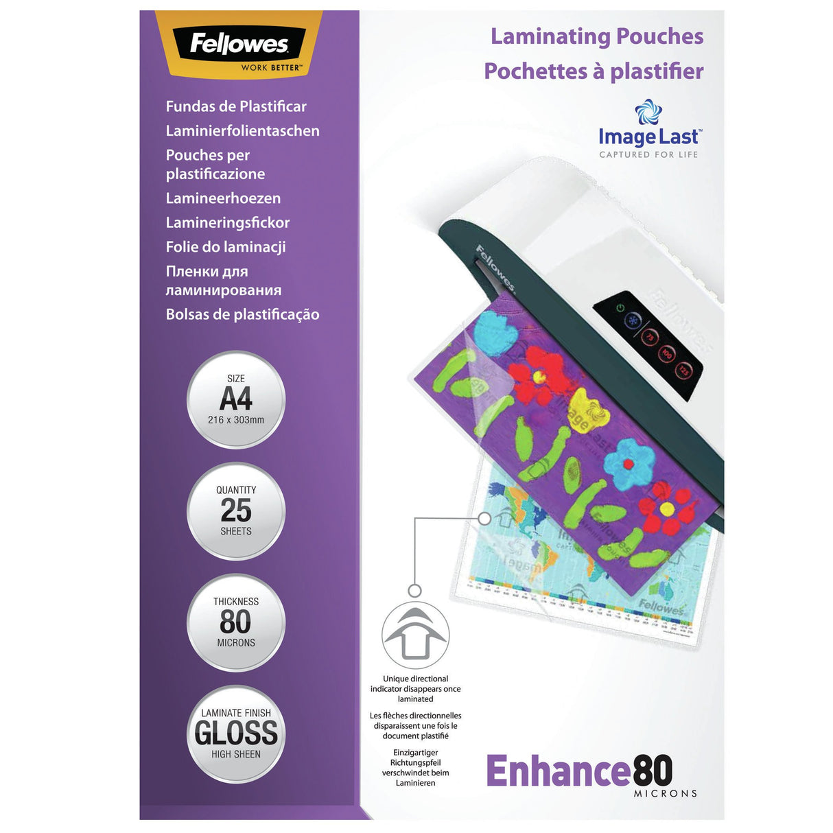 EAN 0077511539626 - Fellowes 5396205 plastificador 25 pieza(s) imagen 1