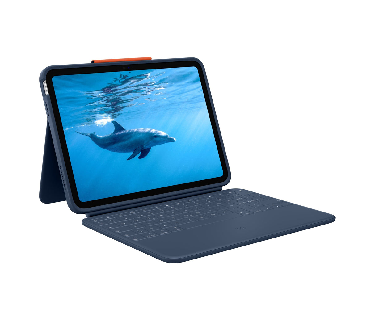 Logitech Rugged Combo 4 - Teclado Y Funda Tipo Folio - Apple Smart Connector - Classic Azul - Para Apple 10.9-Inch Ipad (10. Generation)