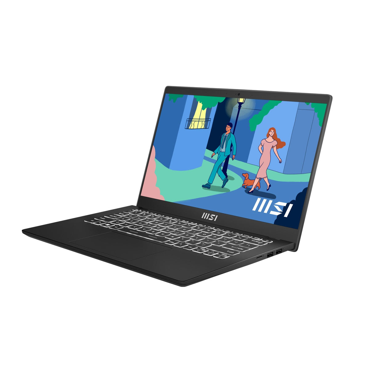 Modern 14fhd/R7-7730u/16go/512go/Teclado Retro/Fd