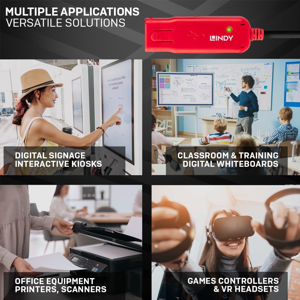 EAN 4002888427821 - Lindy 42782 cable USB USB 2.0 12 m USB A Negro imagen 5