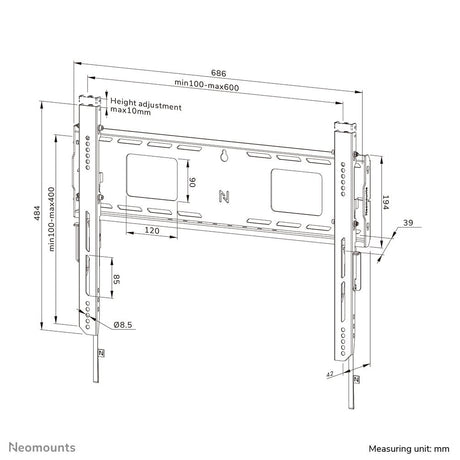 EAN 8717371443269 - Neomounts WL30-750BL16 soporte para TV 2,18 m (86") Negro imagen 19