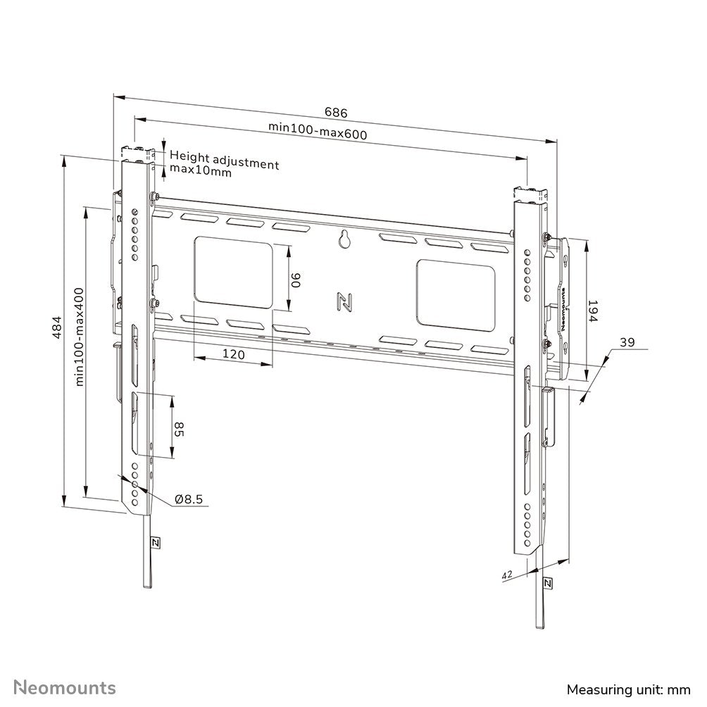 EAN 8717371443269 - Neomounts WL30-750BL16 soporte para TV 2,18 m (86") Negro imagen 19