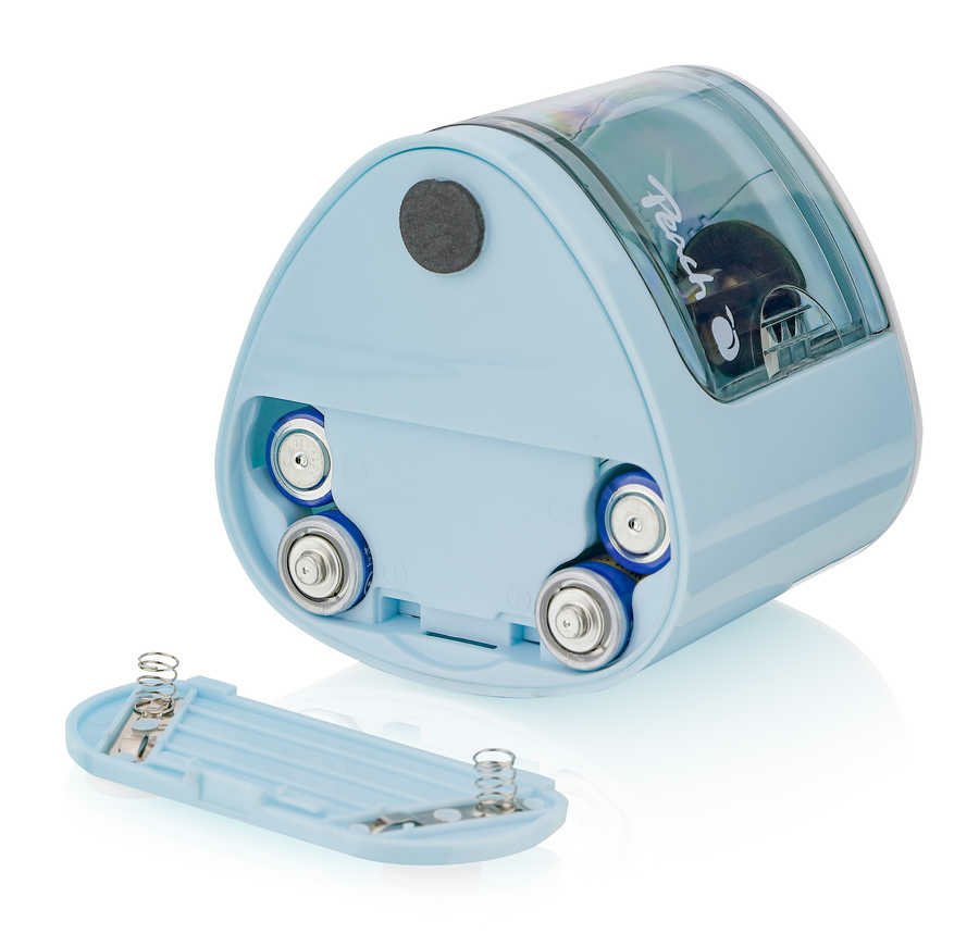 EAN 7640460545944 - Peach PO102 Sacapuntas eléctrico Azul, Blanco imagen 4