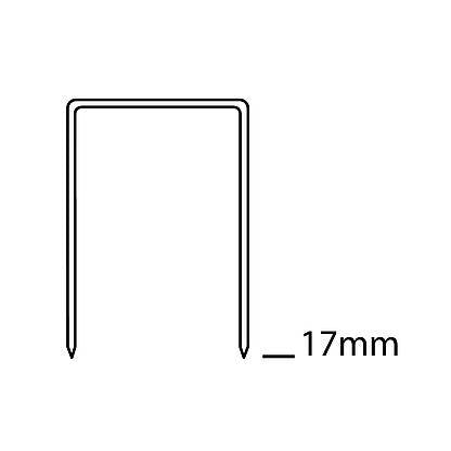 Novus 23/17 Super Caja De 1000 Grapas 23/17 Galvanizadas Para Grapadoras De Gruesos