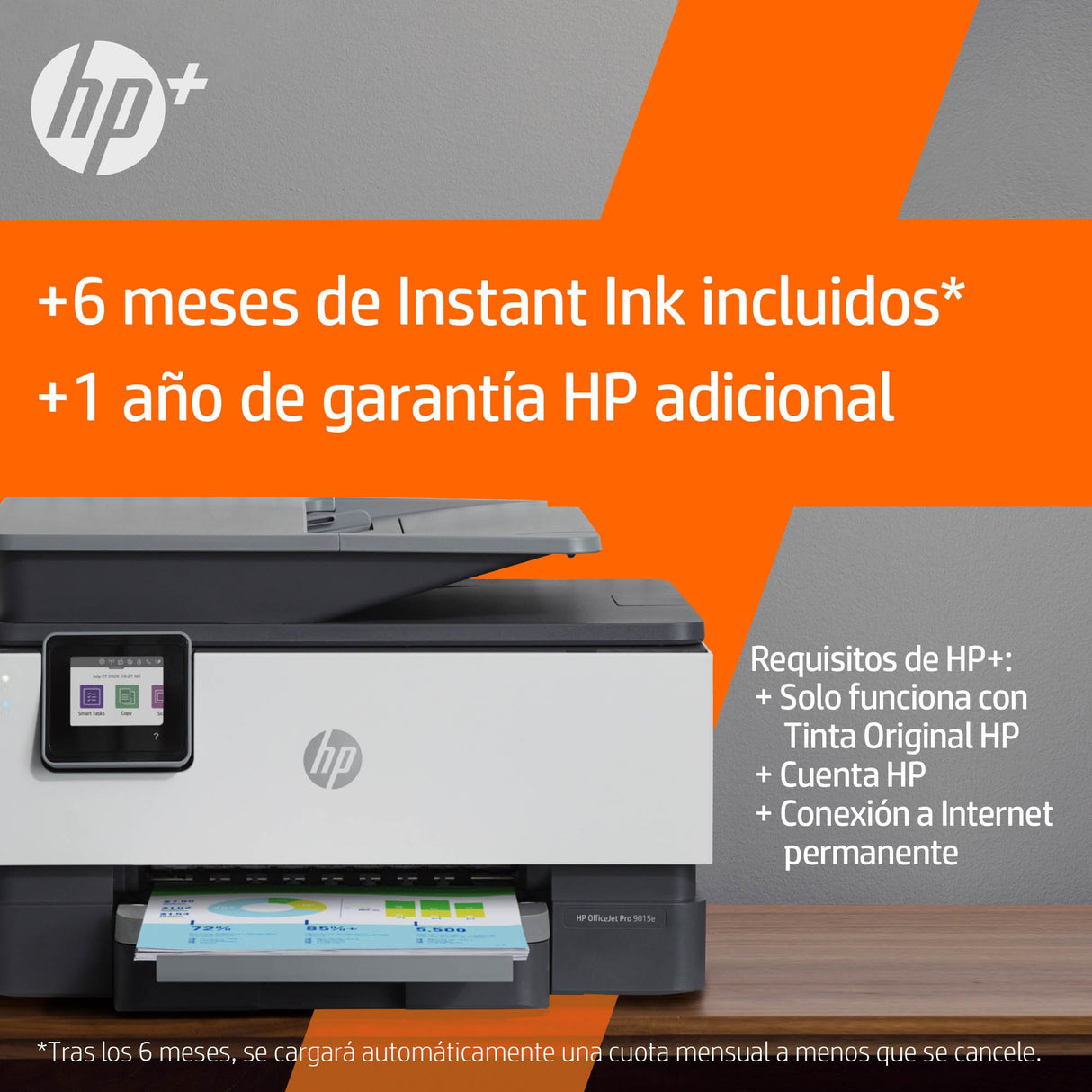 EAN 0195161213915 - HP OfficeJet Pro 9012e All-in-One Prntr Inyección de tinta térmica A4 4800 x 1200 DPI 22 ppm Wifi imagen 5