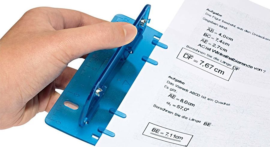 Wedo Taschenlocher Eisblau
