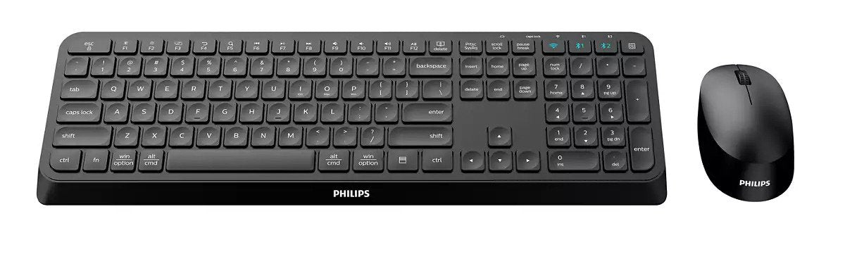 EAN 8712581779597 - Philips 4000 series SPT6407B/19 teclado Ratón incluido Universal RF Wireless + Bluetooth AZERTY Francés N imagen 1