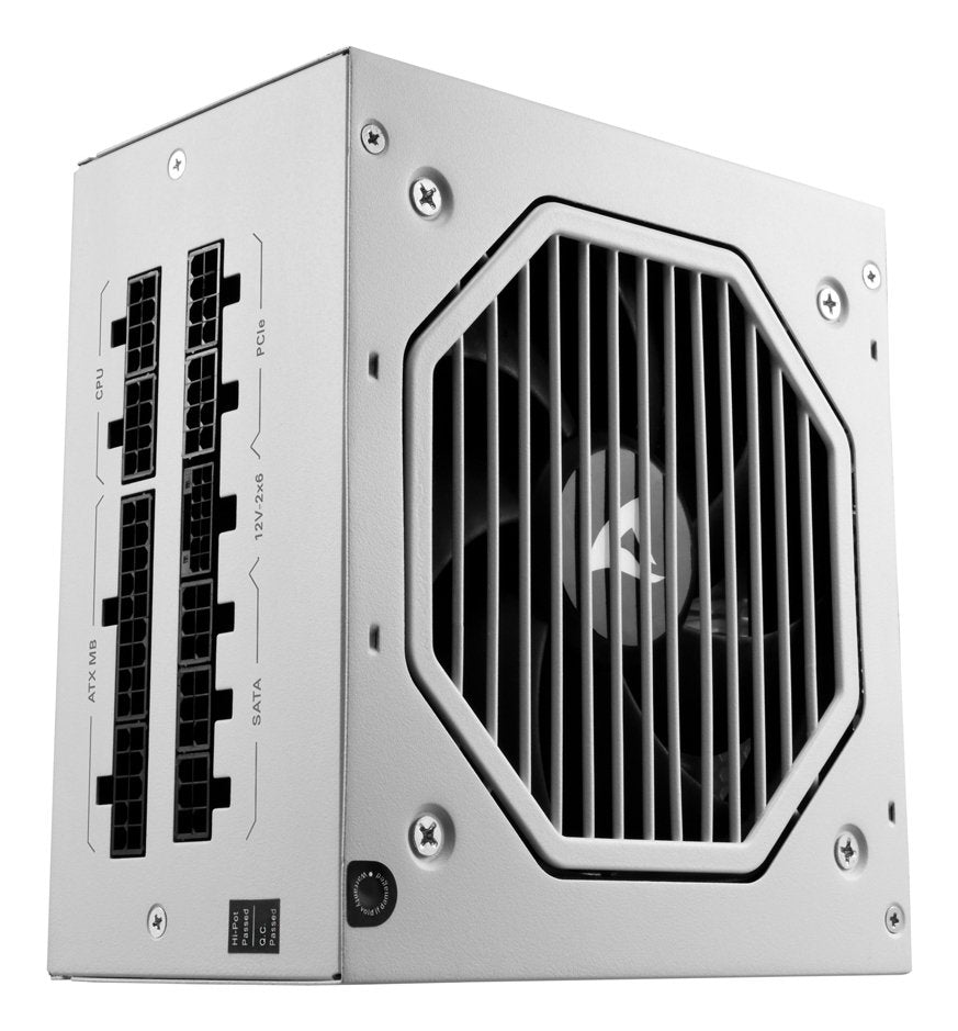 Fuente De Alimentación Sharkoon Rebel P20 750 Blanco Para Pc Blanco, 1x Conexión De Alta Potencia De 12 Pines, 4x Pcie, Gestión De Cables, 750 Vatios 4044951042401
