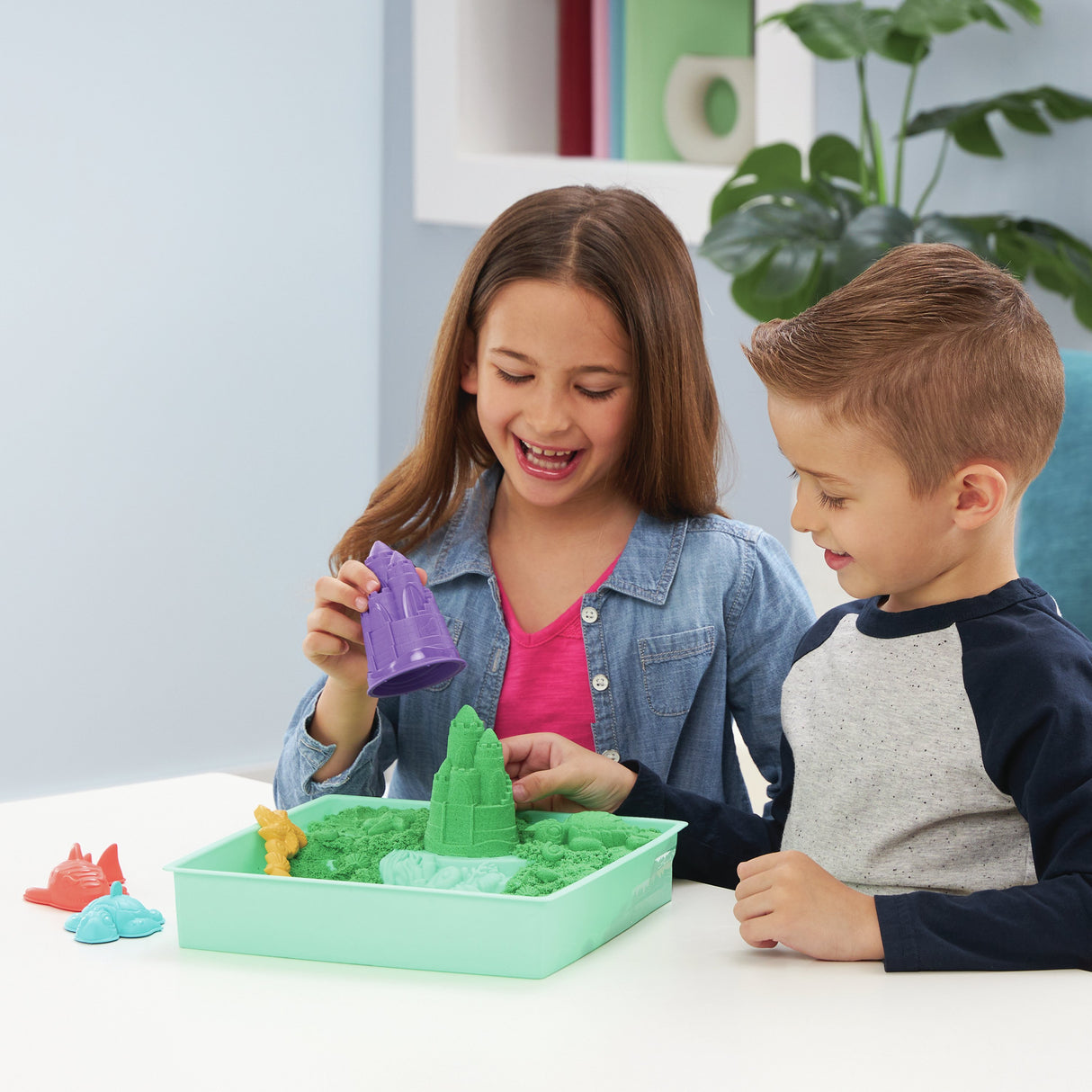 EAN 0778988404942 - Kinetic Sand KNS ACK Sandbox Set V2 Green FR GML imagen 2