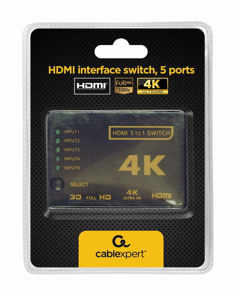 EAN 8716309087049 - Gembird DSW-HDMI-53 interruptor de video imagen 1