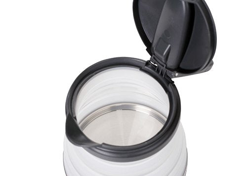 Adler Ad 1279 Tetera Eléctrica 0,6 L 750 W Negro, Blanco