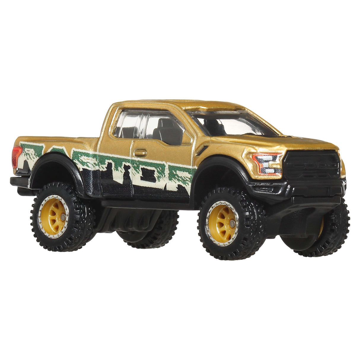 Hot Wheels Premium Car Culture Off -Road Vehicle 17 Ford F150 Raptor, Vehículo De Juego Jbk70