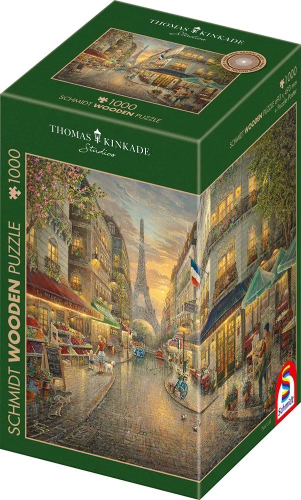 Rompecabezas De Madera De Schmidt Spiele Thomas Kinkade Studios El Pintoresco París