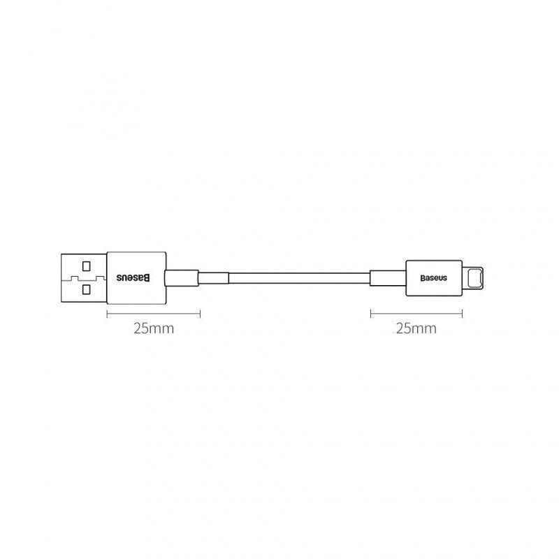 EAN 6953156205468 - Baseus CALYS-C02 cable de conector Lightning 2 m Blanco imagen 4