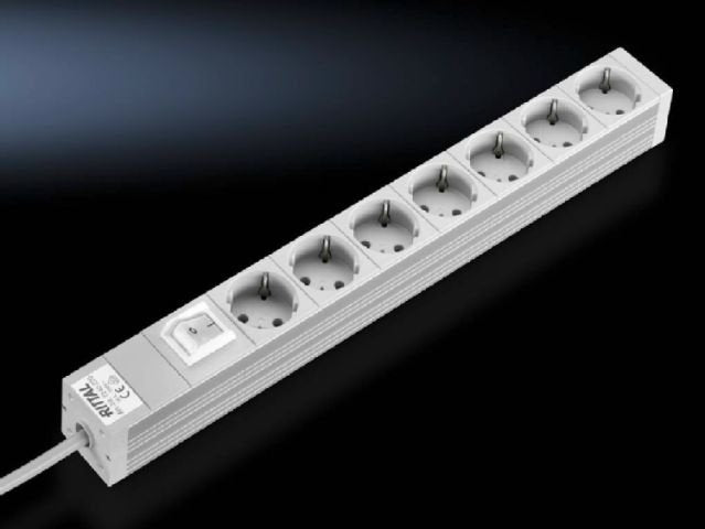 EAN 4028177221178 - Rittal DK 7240.220 base múltiple 2 m 7 salidas AC Interior Gris imagen 1