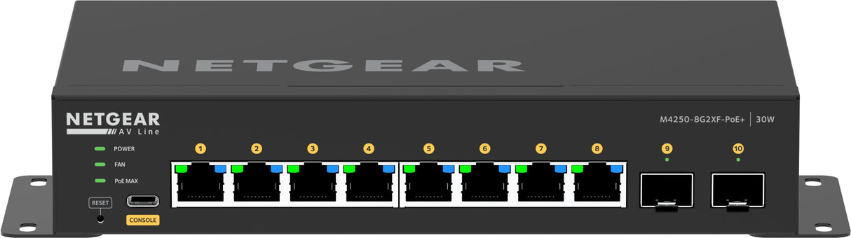 EAN 0606449160222 - NETGEAR GSM4210PX-100EUS switch Gestionado L2/L3 Gigabit Ethernet (10/100/1000) Energía sobre Ethernet (P imagen 1