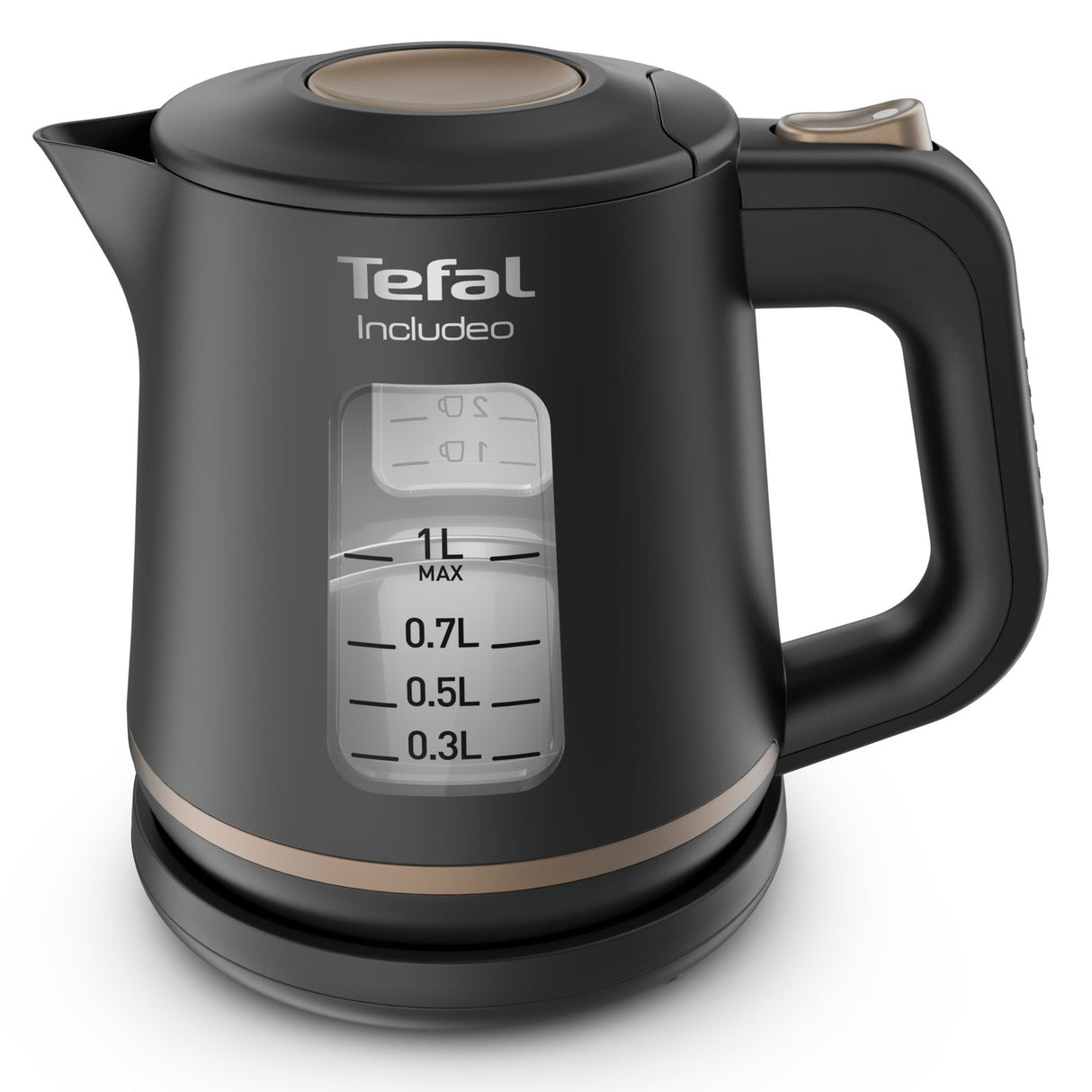 Tefal Includeo Ki5338 Tetera Eléctrica 1 L 2400 W Negro