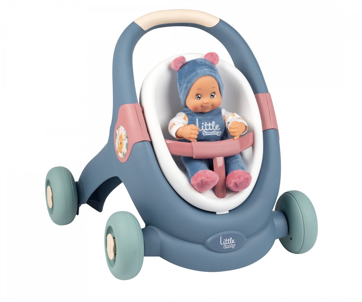 Smoby Little Smoby Andador 3 En 1 + Muñeco, Juego De Habilidad 7600140308