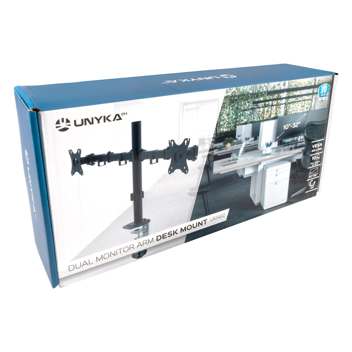 Soporte De Escritorio Universal 2 Cabezales Uk1422