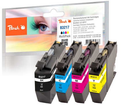 Tinta Compatible Peach Brother Lc-3217, Multipack