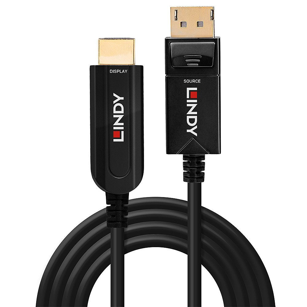 EAN 4002888384926 - Lindy 38492 adaptador de cable de vídeo 30 m DisplayPort HDMI tipo A (Estándar) Negro imagen 2