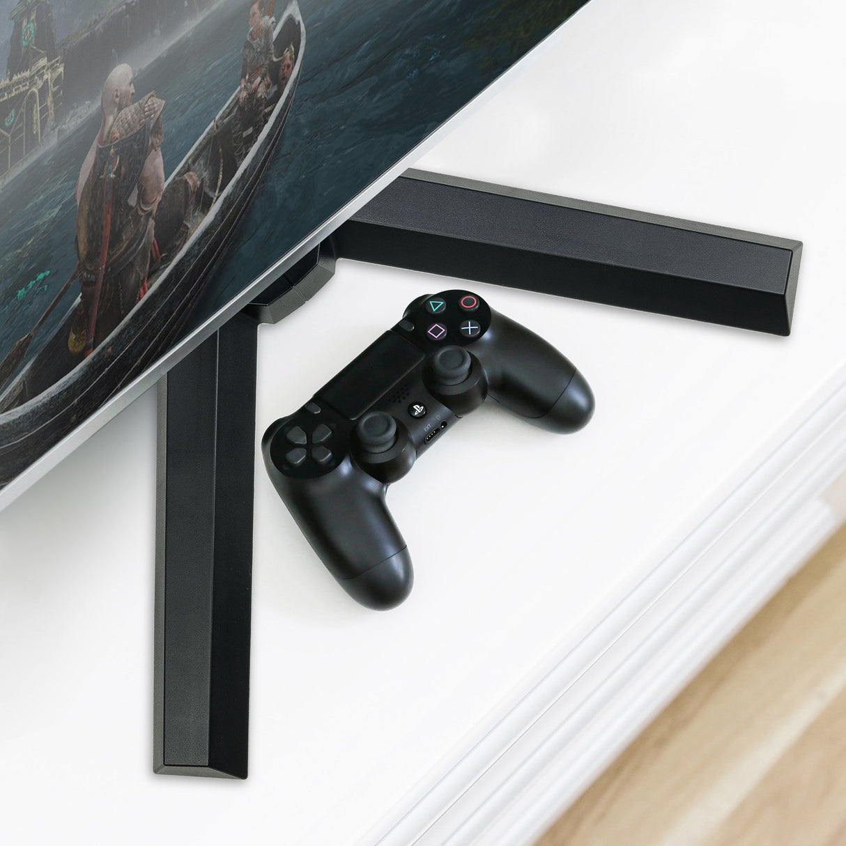 EAN 8433281009738 - TooQ DB1401TN-B soporte para monitor 81,3 cm (32") Escritorio Negro, Rojo imagen 10