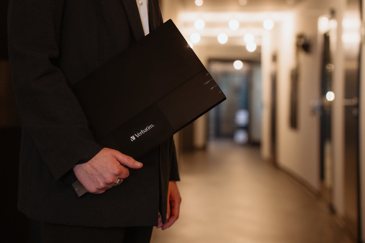 Verbatim Pmt-15 Portable Touchscreen Monitor 15.6" Full Hd 1080p Metal Housing