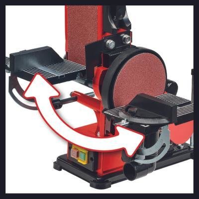 EAN 4006825649987 - Einhell TC-US 380 300 W Lijadora de banda/excéntrica imagen 5