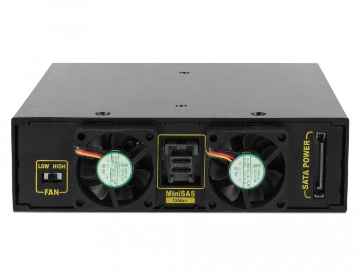 Delock 47233 Rack Móvil De 5.25" Para 4 X 2.5? Sata / Sas Hdd / Ssd 12 Gb/S