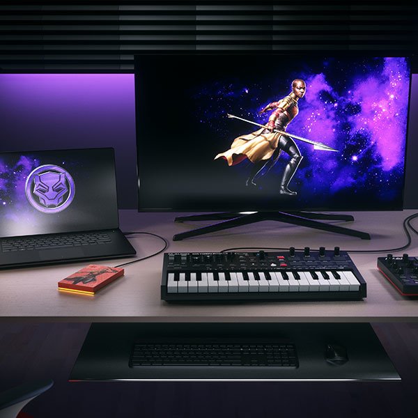 Disco Externo Hdd Seagate Firecuda Marvel 2000 Gb Rojo