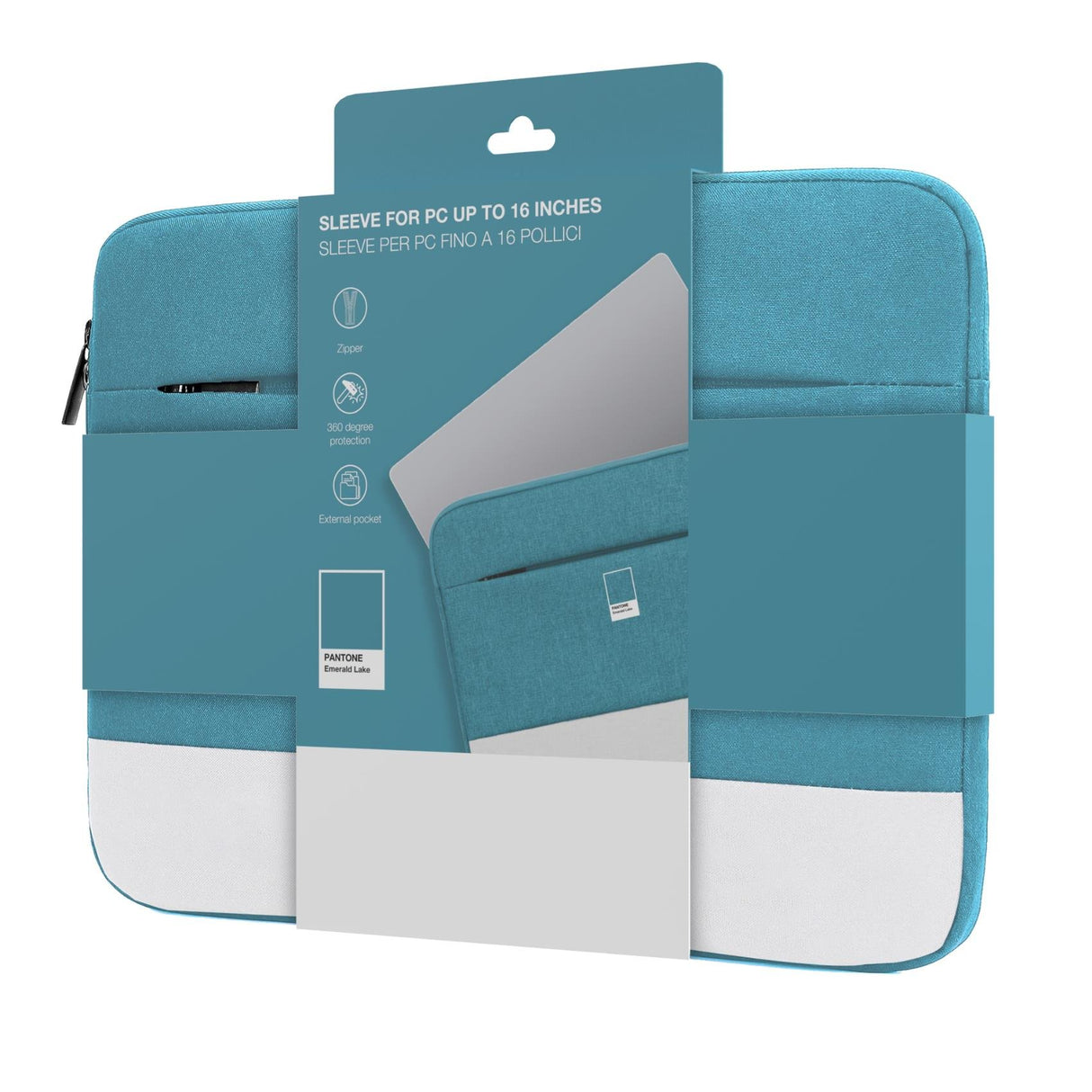 EAN 4713213369623 - Pantone PT-BPC001G1 maletines para portátil 40,6 cm (16") Funda Azul imagen 2