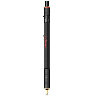 Bolígrafo Rotring 800 Negro, M-Negro