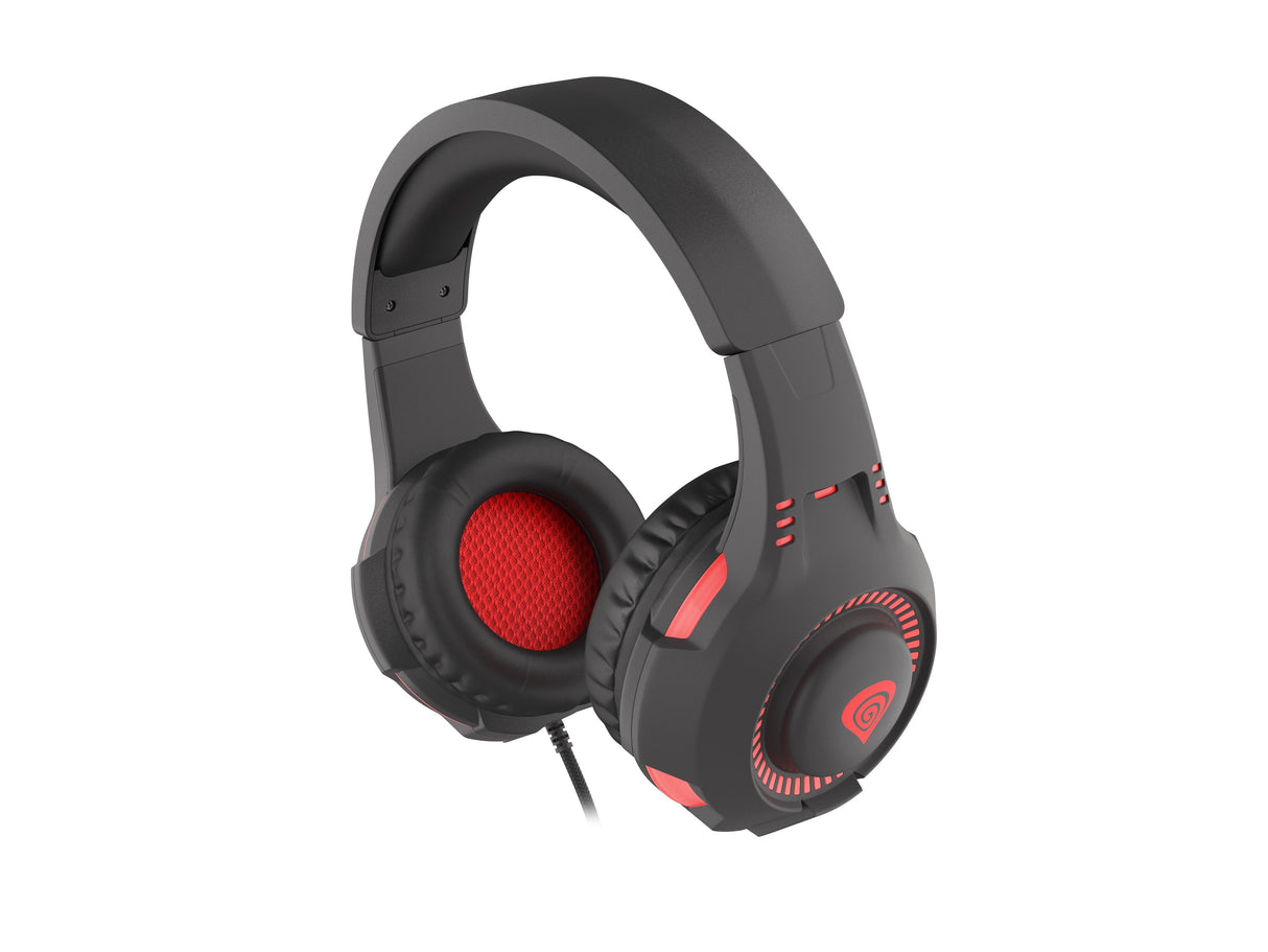 Auriculares Gaming Genesis Radon 210 7.1 Usb Negro/Rojo