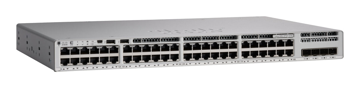 EAN 0889728298650 - Cisco Catalyst 9200L Gestionado L3 Gigabit Ethernet (10/100/1000) Energía sobre Ethernet (PoE) Gris imagen 1