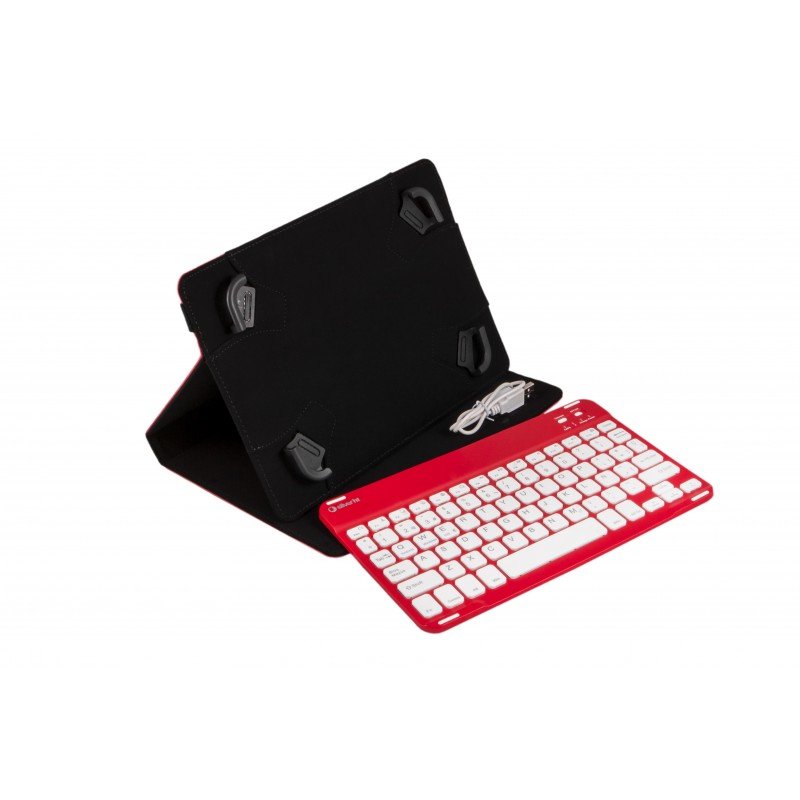 EAN 8420738191450 - SilverHT 111914540199 teclado para móvil Bluetooth Rojo, Blanco imagen 3