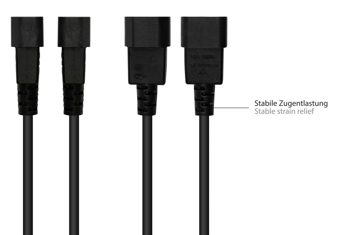 EAN 4014619554881 - Alcasa P1405-S050 cable de transmisión Negro 5 m C14 acoplador C5 acoplador imagen 3