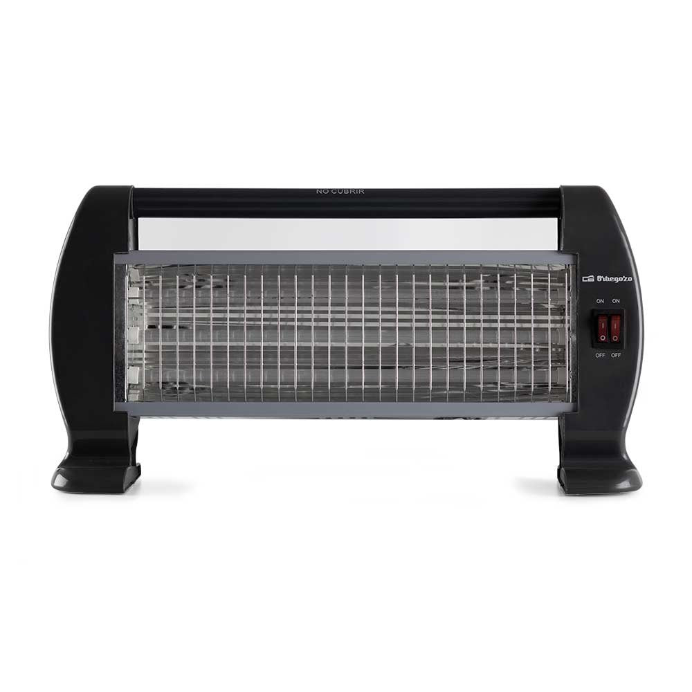 Estufa De Cuarzo Orbegozo Bp 0206 3 Niveles De Potencia 1200w