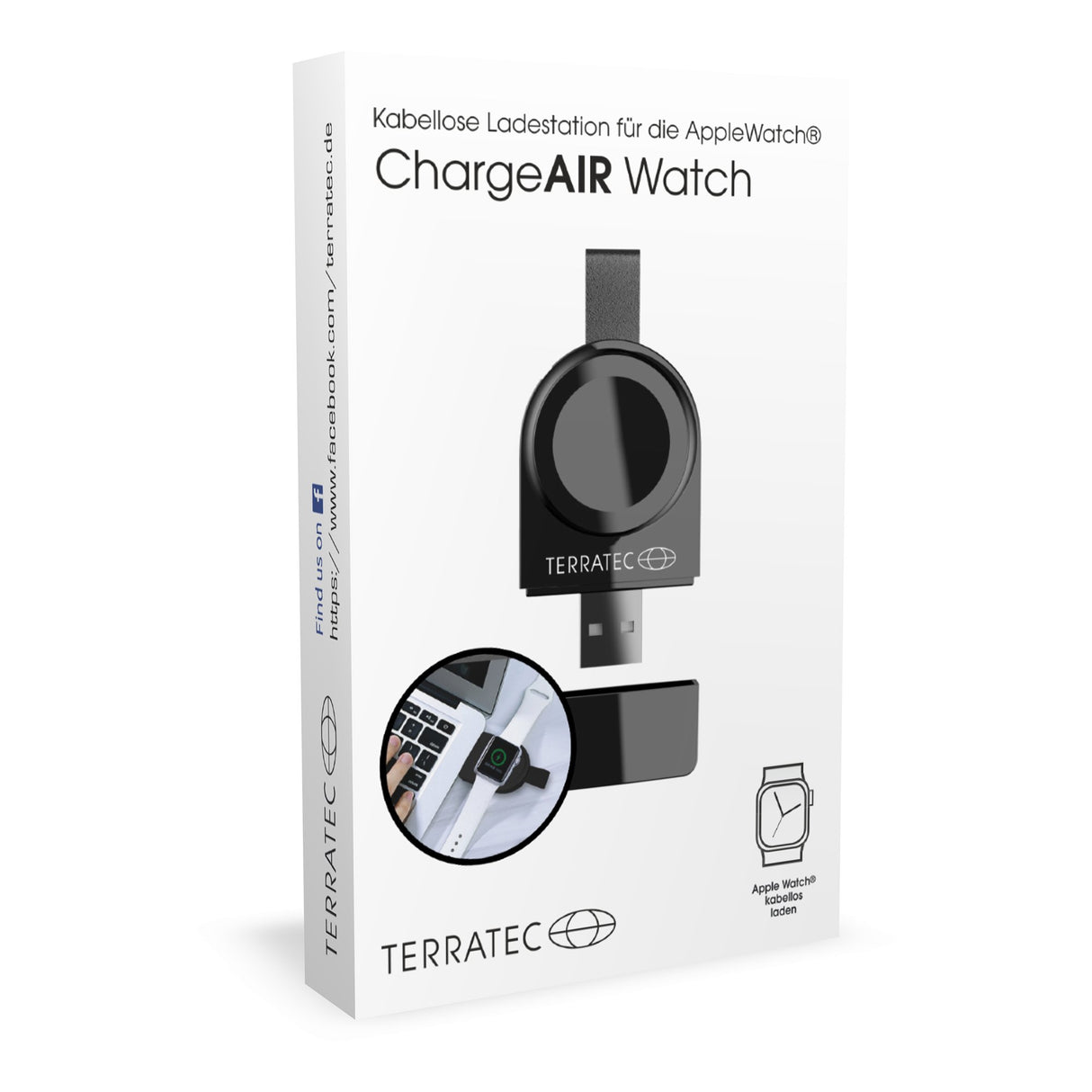 EAN 4040895006813 - Terratec ChargeAIR Watch Reloj inteligente Negro USB Interior imagen 3