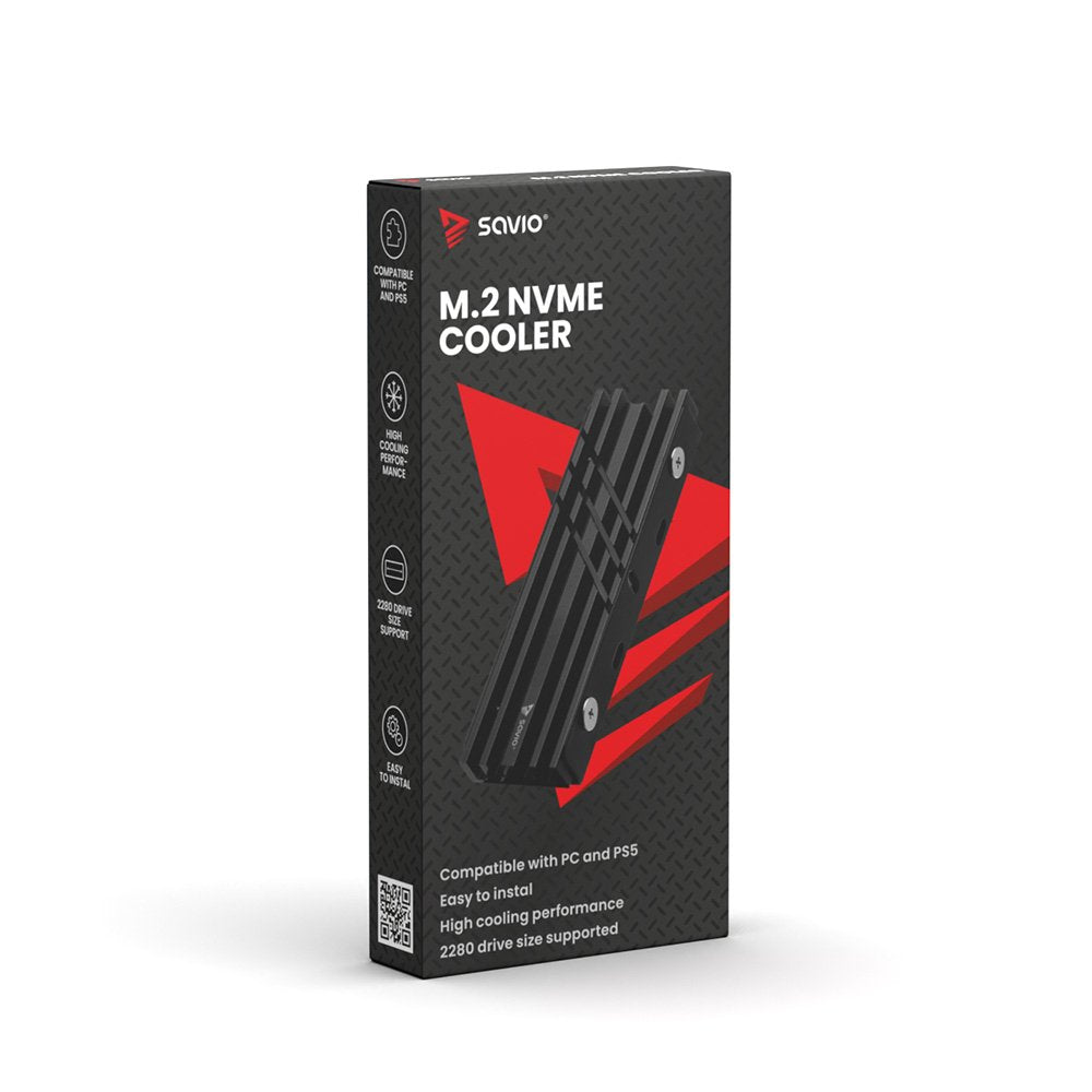 EAN 5901986048077 - Savio Cooler M.2 NVMe 2280, AK-60 diskams Refrigerador de aire imagen 4