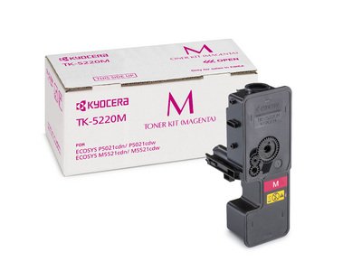 Toner Original Kyocera Tk 5220m,Magenta,Para Ecosys M5521cdn, M5521cdw, M5521cdw/Kl3, P5021cdn, P5021cdn/Kl3, P5021cdw