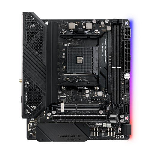 Placa Base Asus Am4 Rog Crosshair Viii Impact M-Dtx/2xddr4/4xsata6/1xusb-C/1xusb2.0/1xusb 3.2 90mb11q0-M0eay0