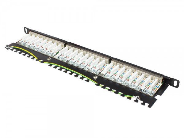 Good Connections Patchpanel 19"Cat. 6 24-P. 0,5 He Negro.