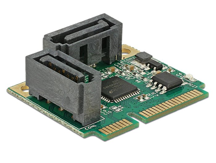 Delock 95260 Mini Pcie I/O Pcie Half Size 2 X Sata 6 Gb/S