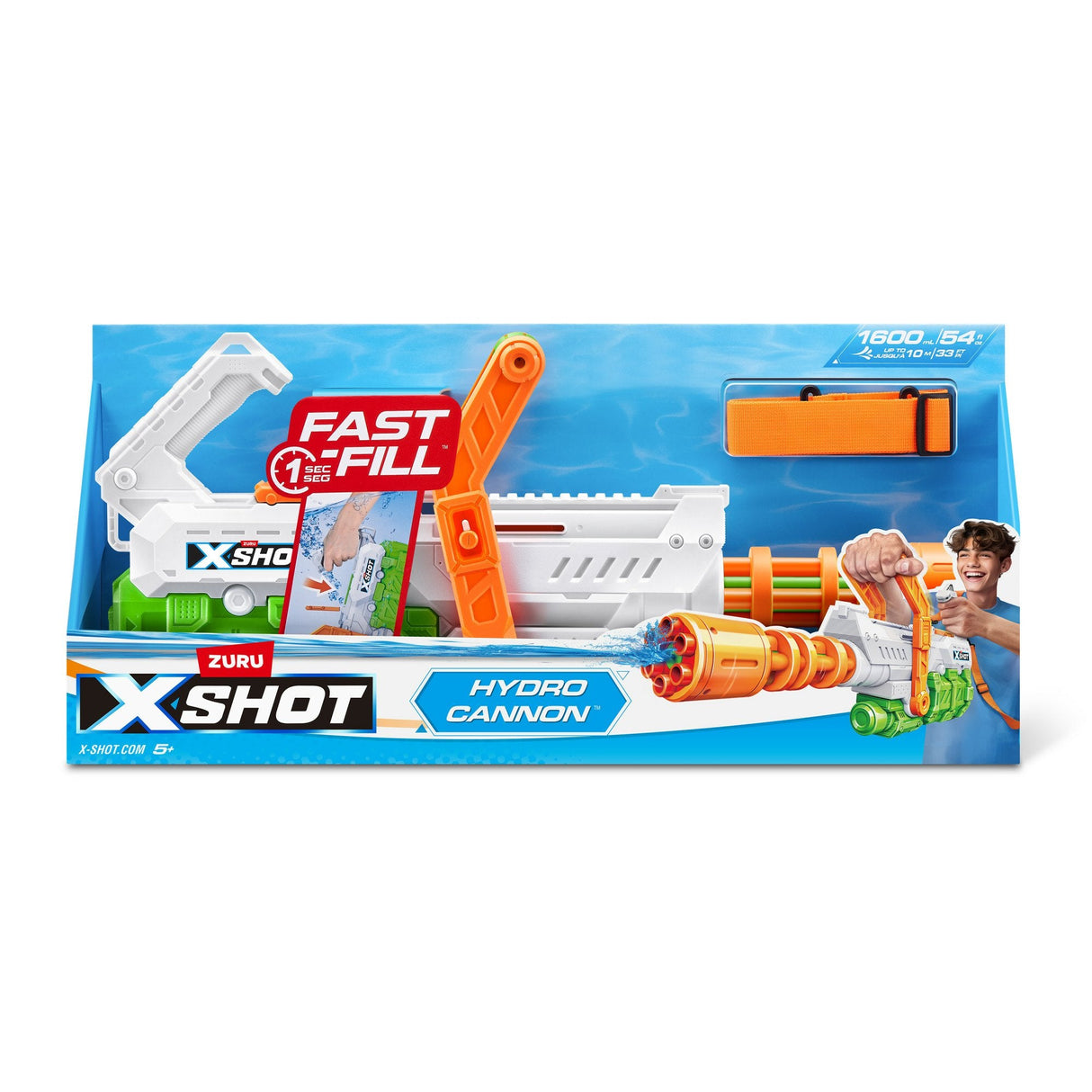 Zuru X-Shot Water - Fast Fill Hydro Cannon Wasserblaster, Pistola De Agua 118112