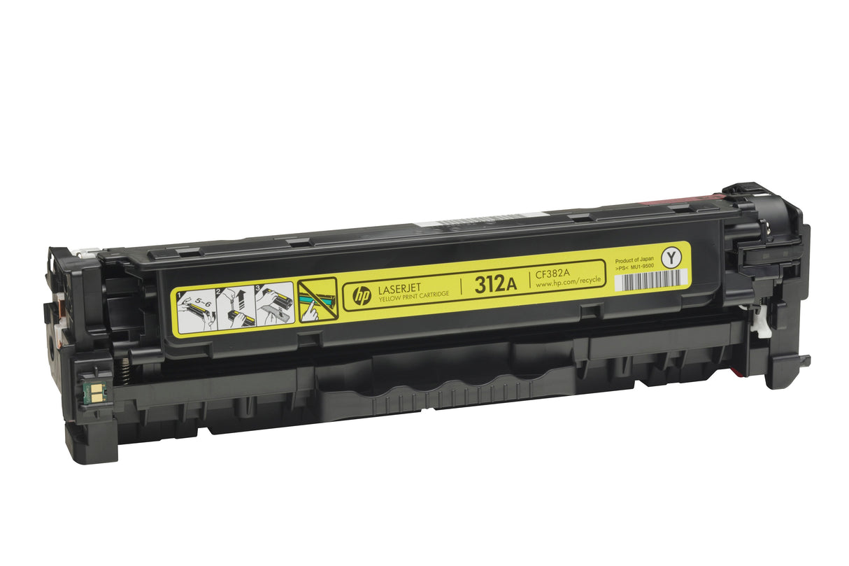EAN 0887111367778 - HP 312A Yellow Original LaserJet Toner Cartridge cartucho de tóner imagen 4