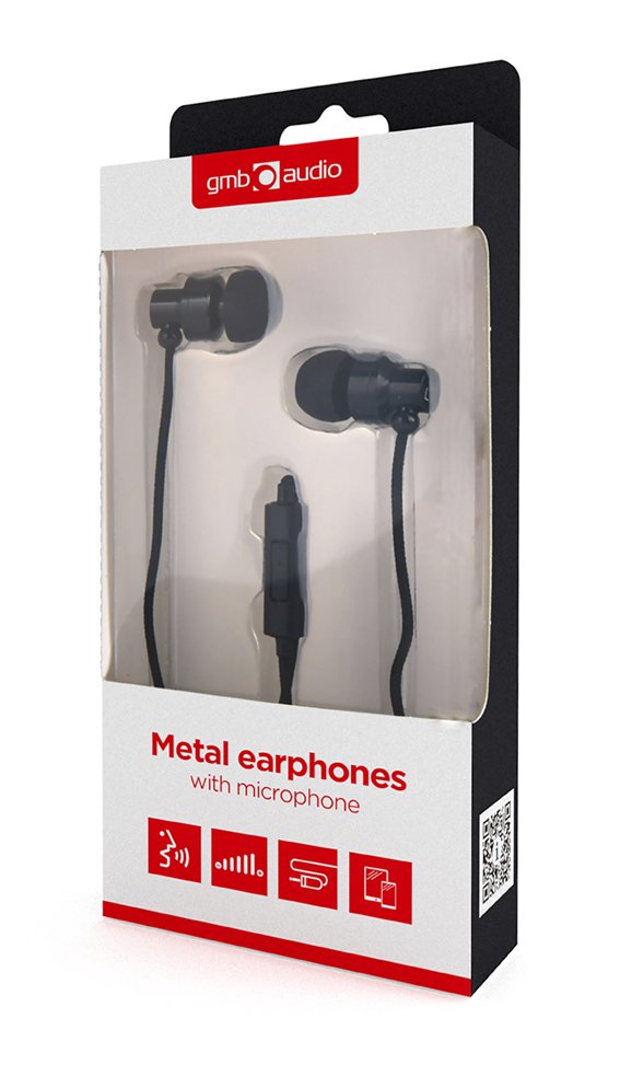 Gembird Mhs-Ep-Cdg-B Auricular Y Casco Auriculares Dentro De Oído Negro