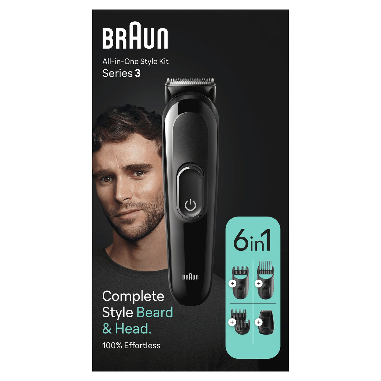Braun Mgk3410, Cortador De Pelo Negro