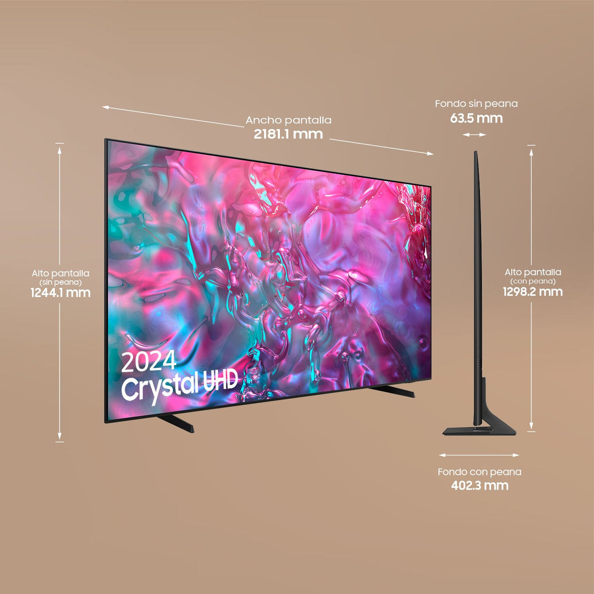 EAN 8806095540269 - Samsung TU98DU9005K 2,49 m (98") 4K Ultra HD Wifi Negro imagen 9